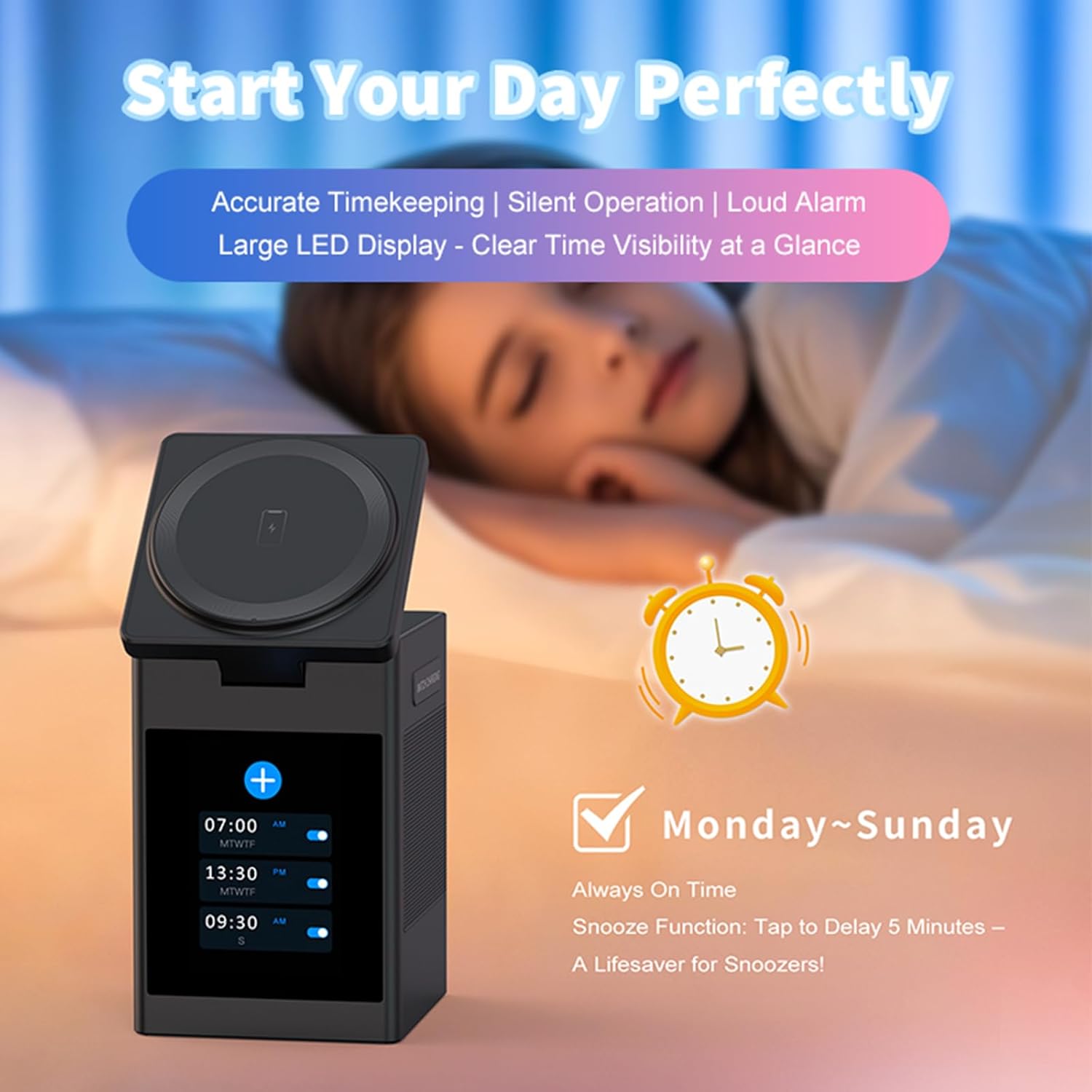 Smartwatch Noise Watches - Bluetooth Speaker 3-in-1 Magnetische Draadloze Oplader