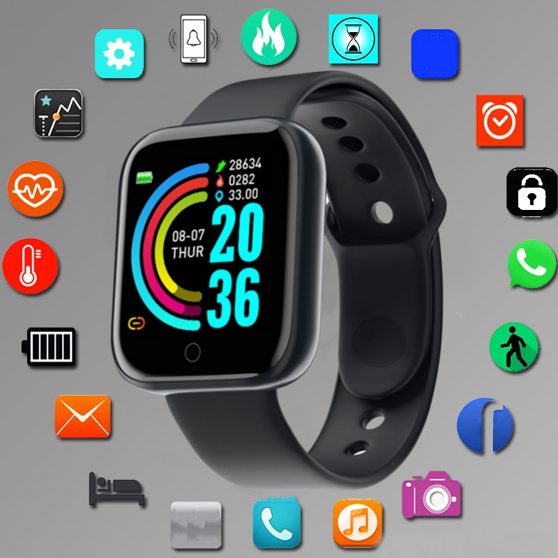 Smartwatch Digital Watches For Men - Smart Watch voor heren Dames Sportmodus
