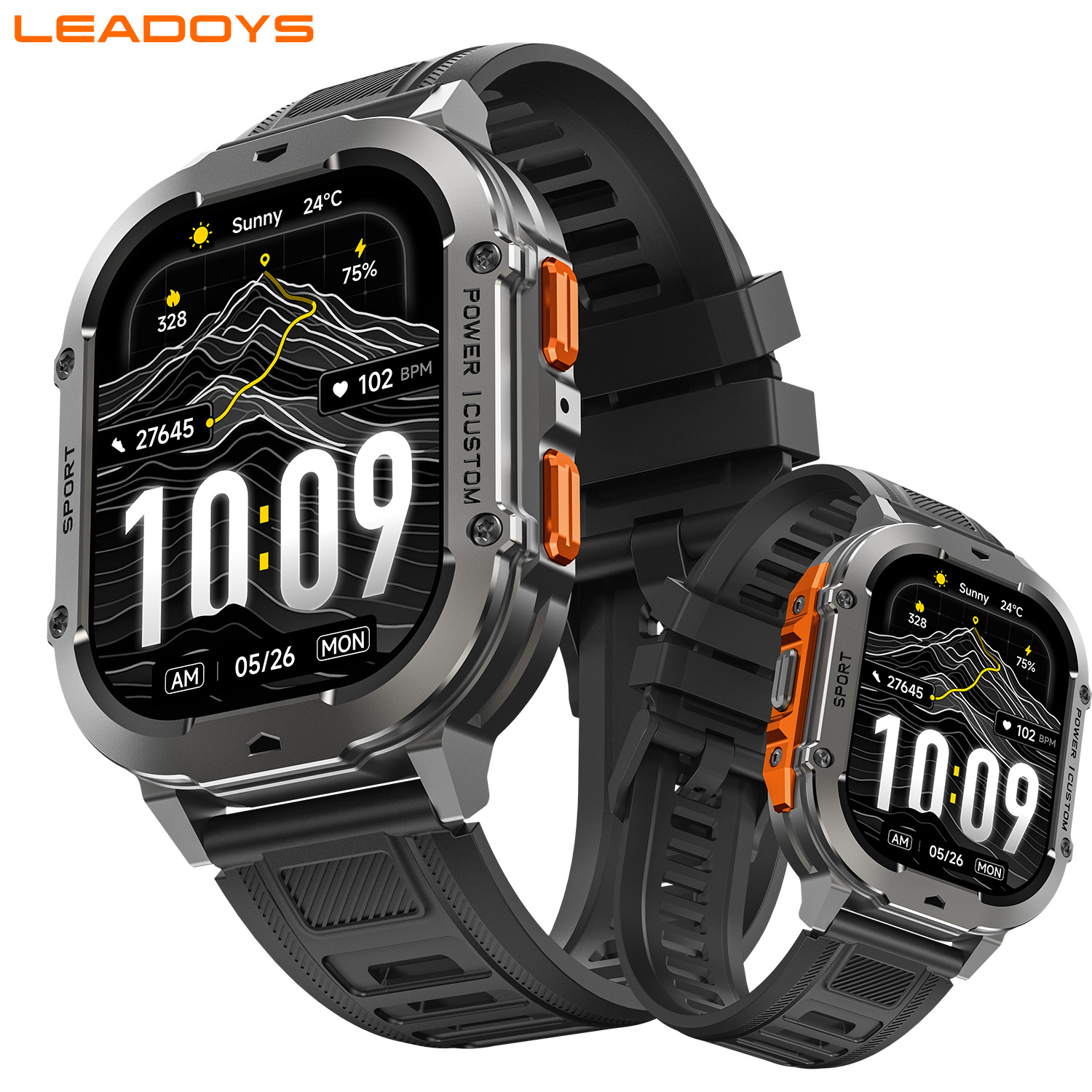 Watch X7 - Nieuw! LEADOYS X7 robuust smartwatch voor
