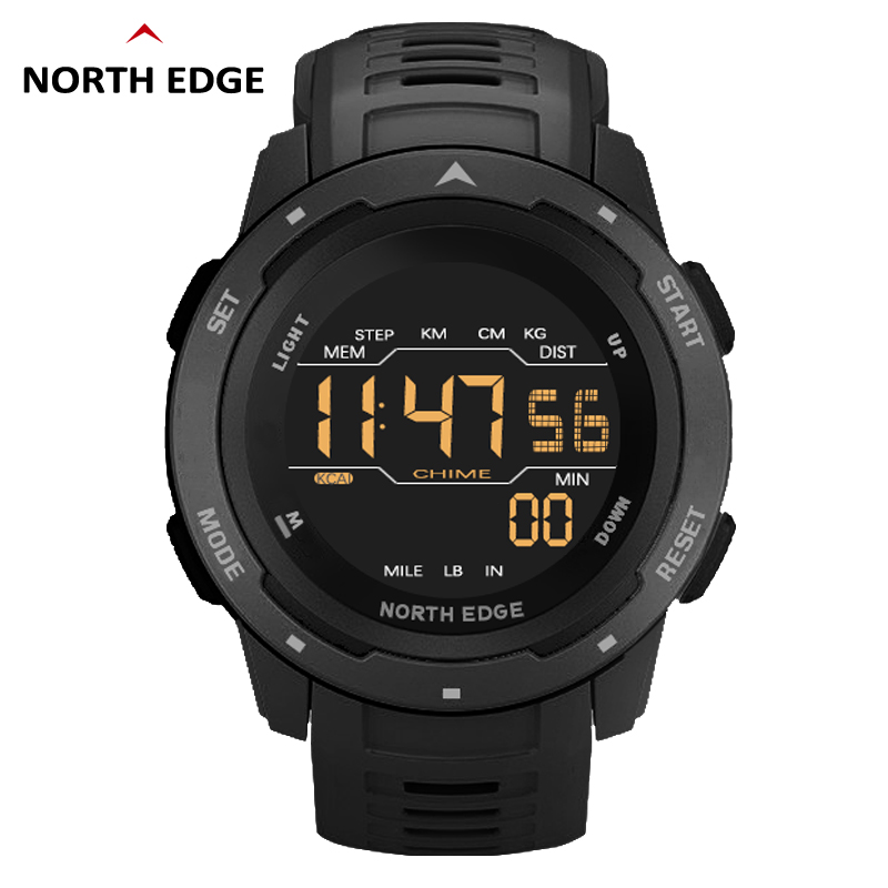 Smartwatch Digital Watches For Men - NORTH EDGE Smartwatch Heren Dames Sportwatch
