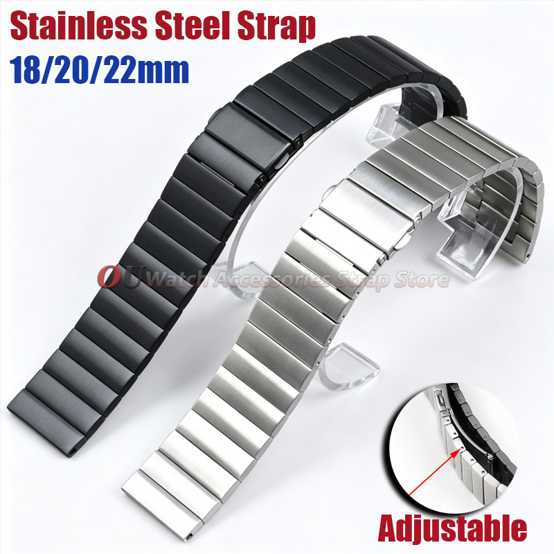 Seiko Watches Smartwatch - 18mm 20mm 22mm Massieve RVS Band