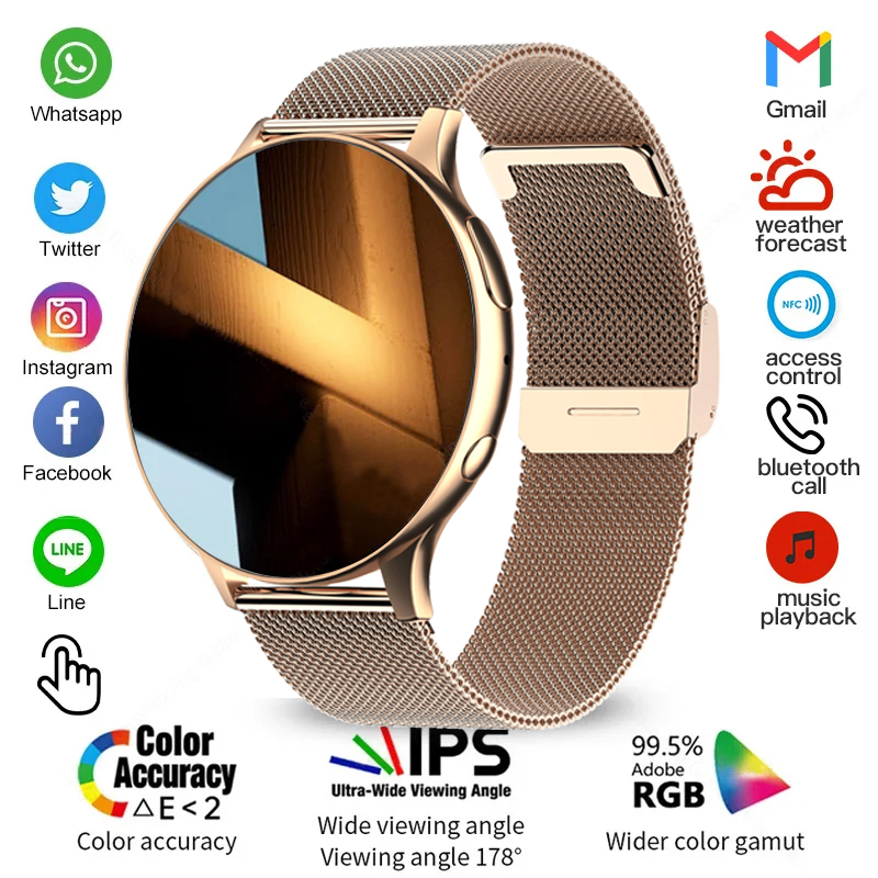 Watches Ladies Smartwatch - 2026 Vrouwen Bluetooth Call SmartWatch Hartslag