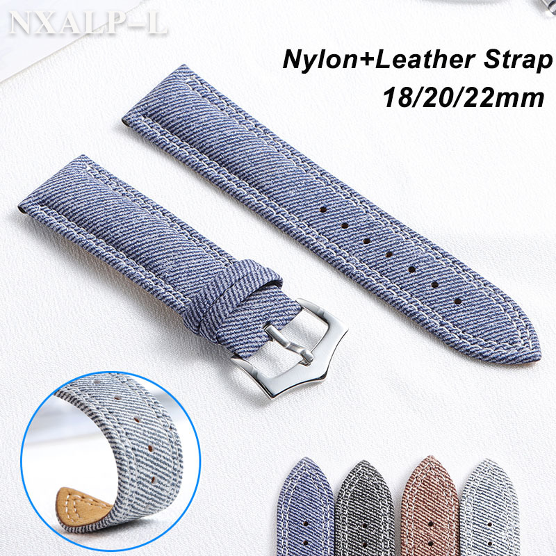 Denim Canvas Nylon Horlogeband - Seiko Watches Smartwatch recensie en prijs