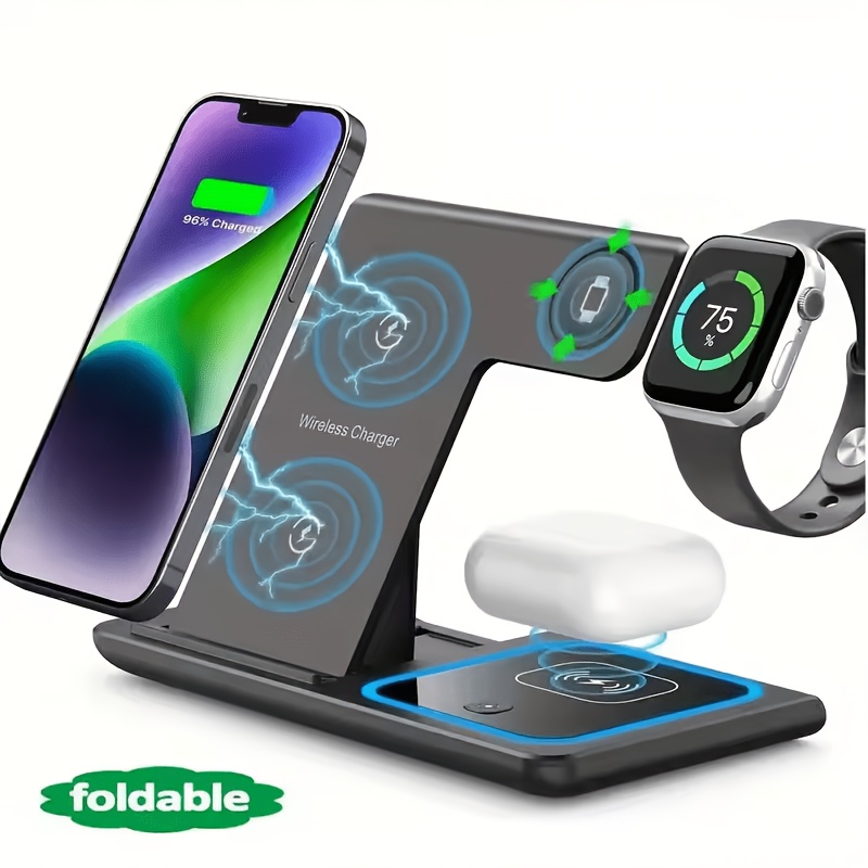 3-in-1 draadloze oplaadstandaa - Smartwatch Apple Watch recensie en prijs