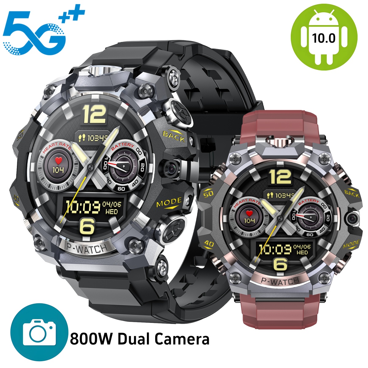 Q668 Smartwatch Android 10.0 1 - Watch Esim recensie en prijs