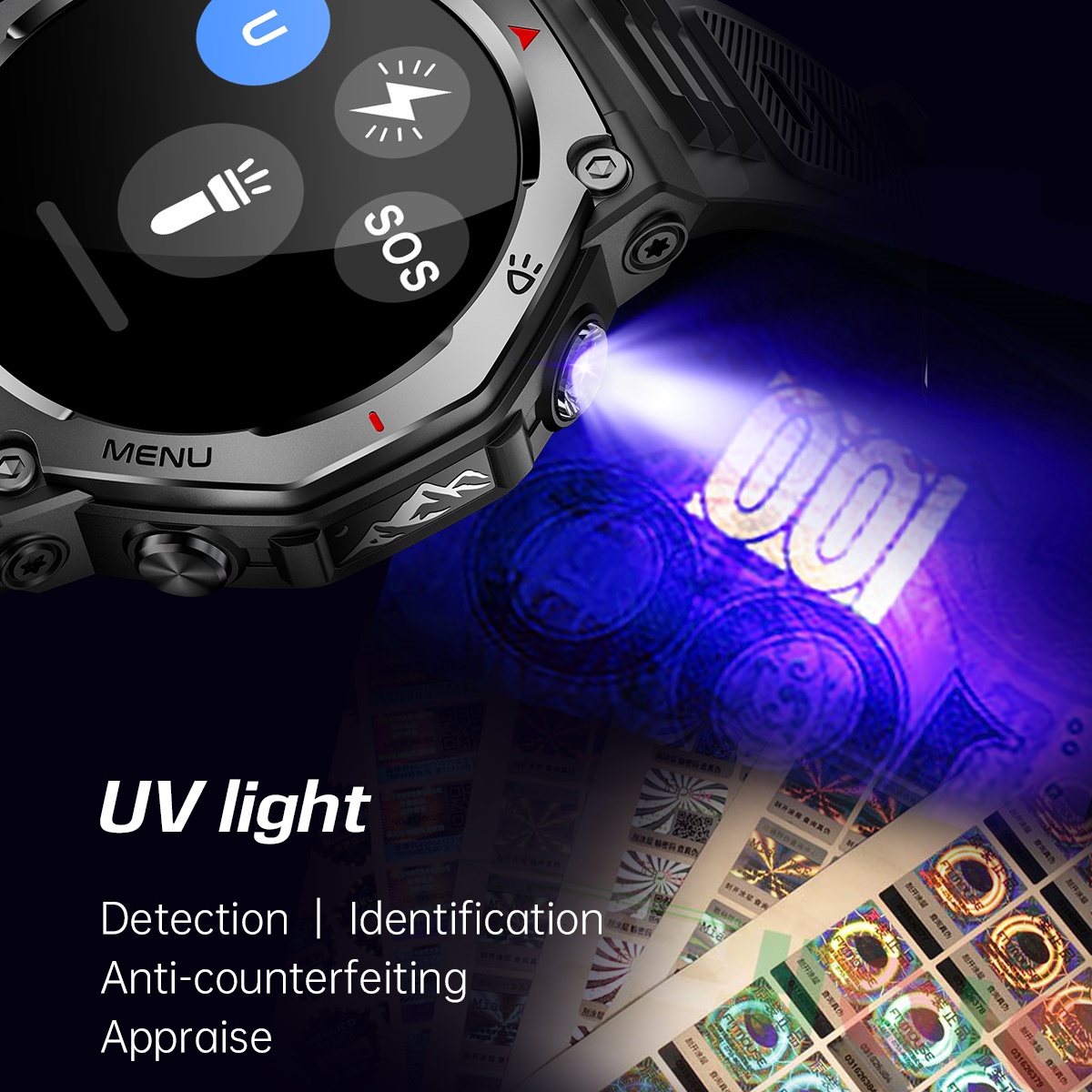 Voor Android IOS Nieuwe AMOLED - Watch Vs Amazfit recensie en prijs
