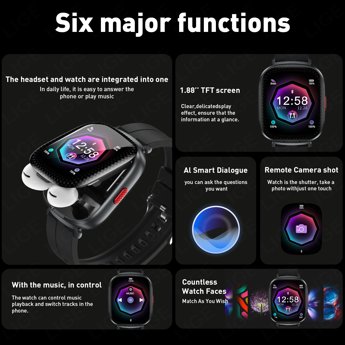 2-in-1 TWS Headset Smartwatch  - Smartwatch Noise Watches recensie en prijs