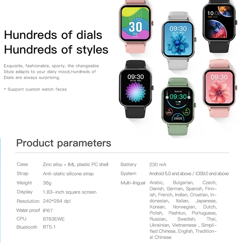 2023 Smart Horloge Voor Vrouwe - Watches Ladies Smartwatch recensie en prijs