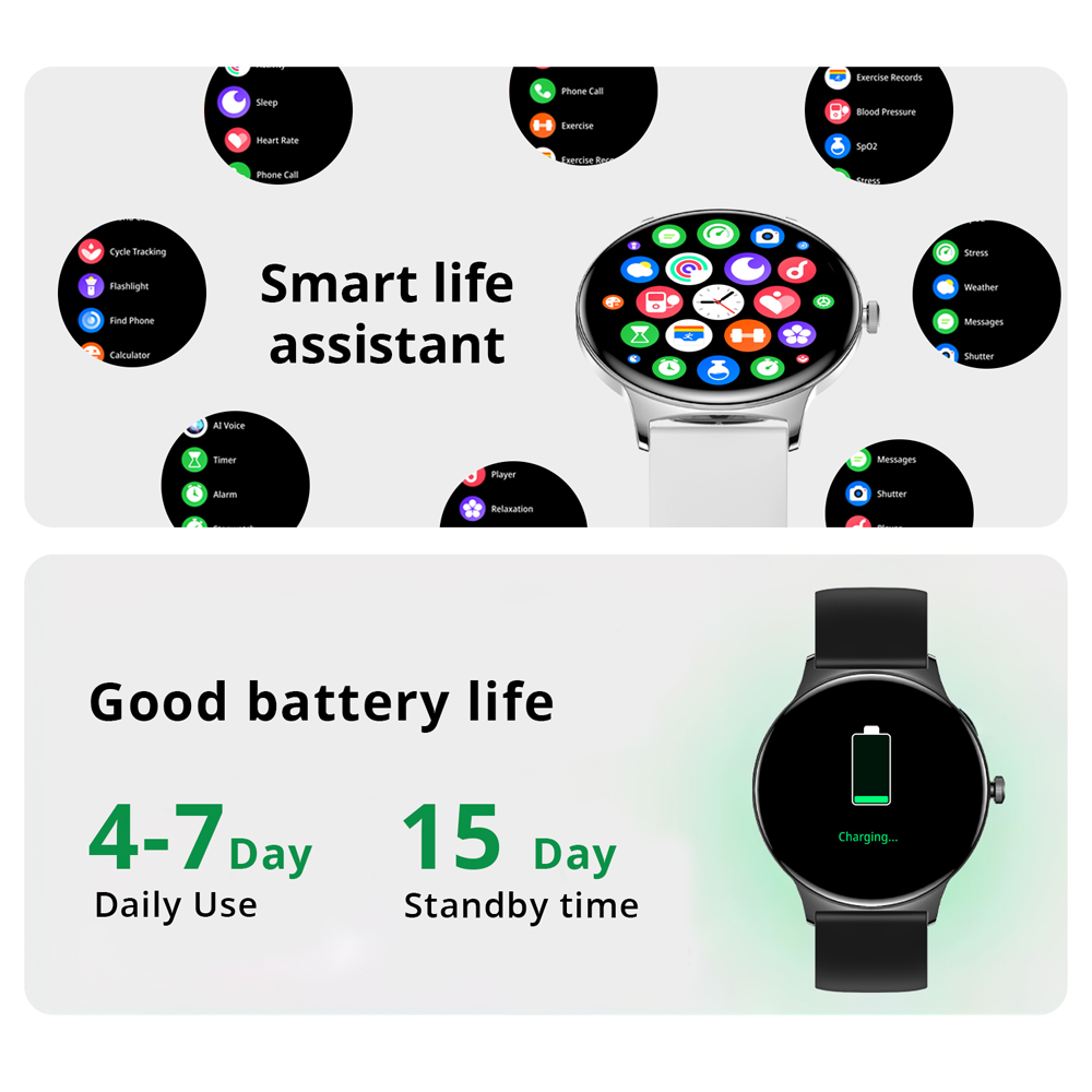 COLMI V89 damessmartwatch 1,43 - Watches Ladies Smartwatch recensie en prijs
