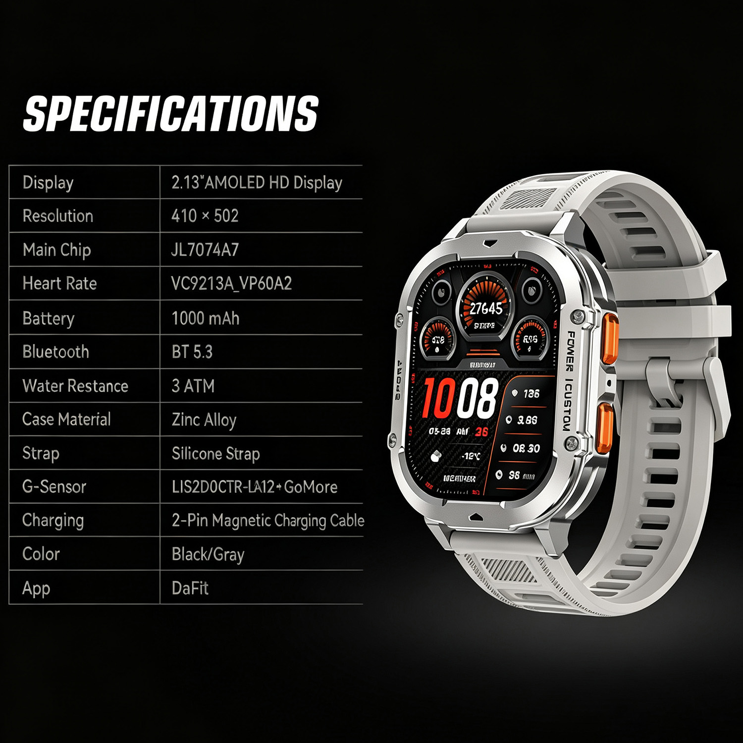 LEADOYS X7 Outdoor Smartwatch, - Watch X7 recensie en prijs