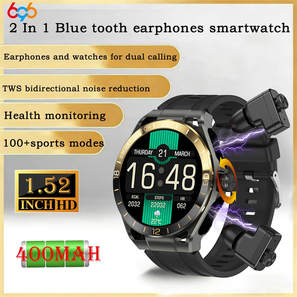 1,52 inch Smartwatch 2-in-1 Bl - Smartwatch Noise Watches recensie en prijs