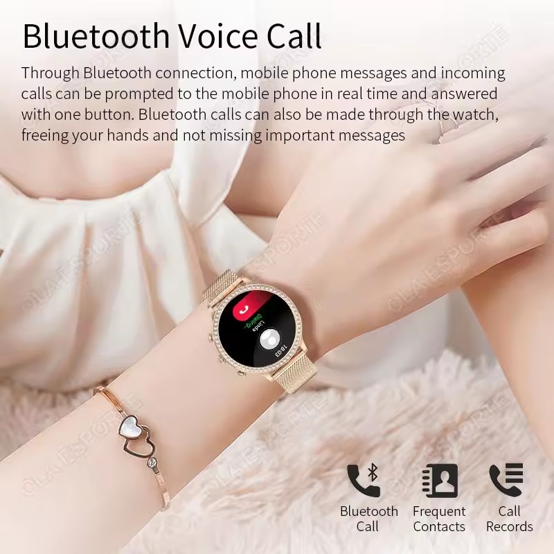 Elegante dames-smartwatch met  - Watches Ladies Smartwatch recensie en prijs